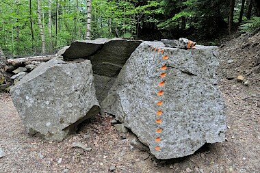 Open air museum stone quarry Antonini Wassen